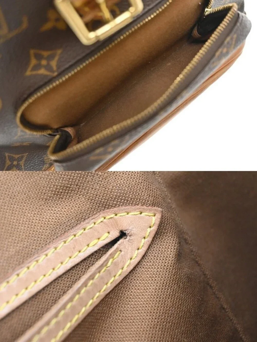 LOUIS VUITTON Montsouris MM Backpack Bag Monogram M51136 France 13KD505